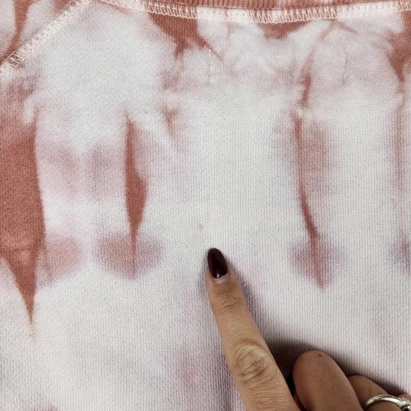 Spiritual Gangster Crewneck Sweatshirt Pullover Marbled Pink Small - Picture 4 of 7